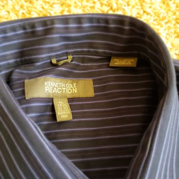 Kenneth Cole Reaction Long Sleeve Button Down Shirt XL - Picture 4 of 10